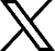 X transparent logo
